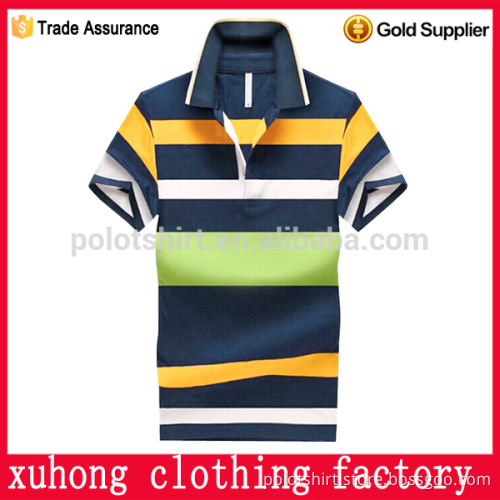 New design colored organic cotton polo kids t shirt